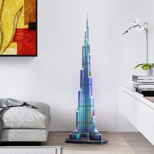 CubicFun 3D PUZZLE LED Burj Khalifa 